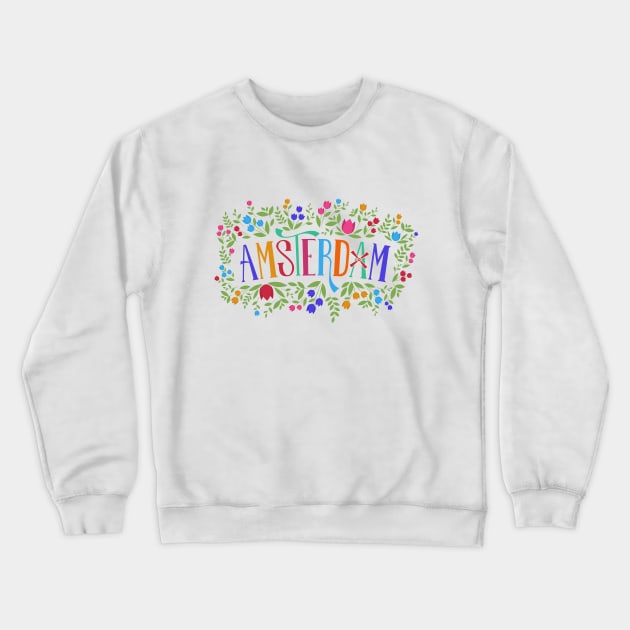 Amsterdam Crewneck Sweatshirt by Mako Design 